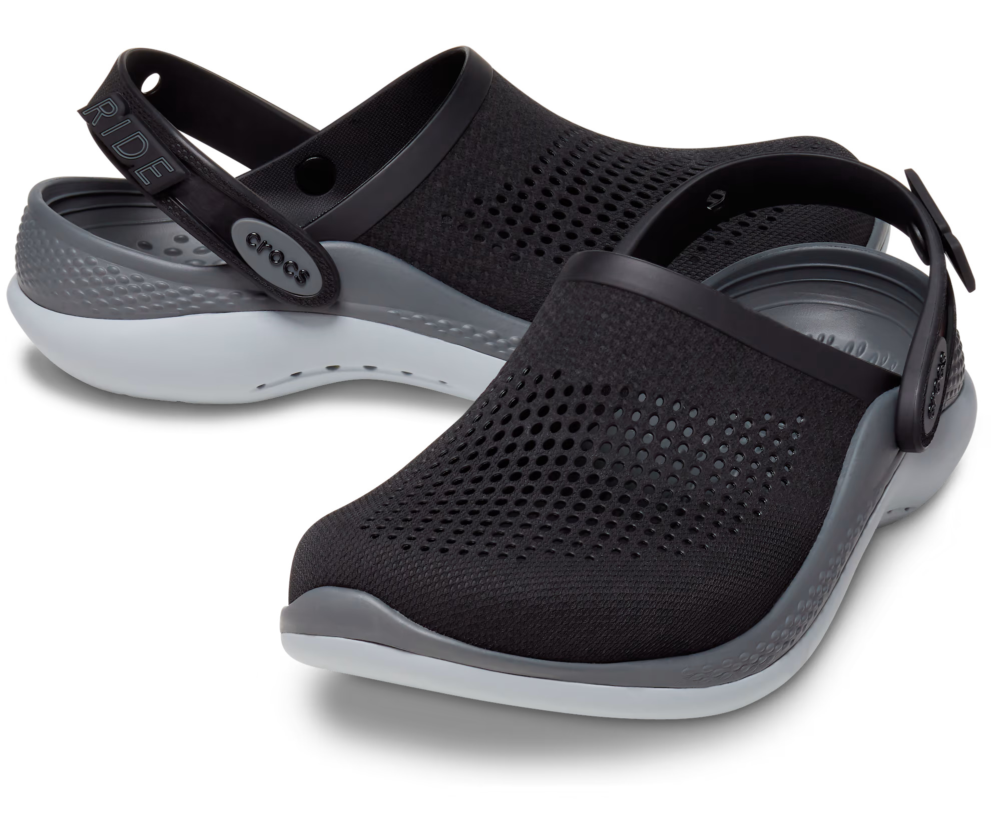 SAYYAS LiteRide 360 Clog, Black/Slate Grey