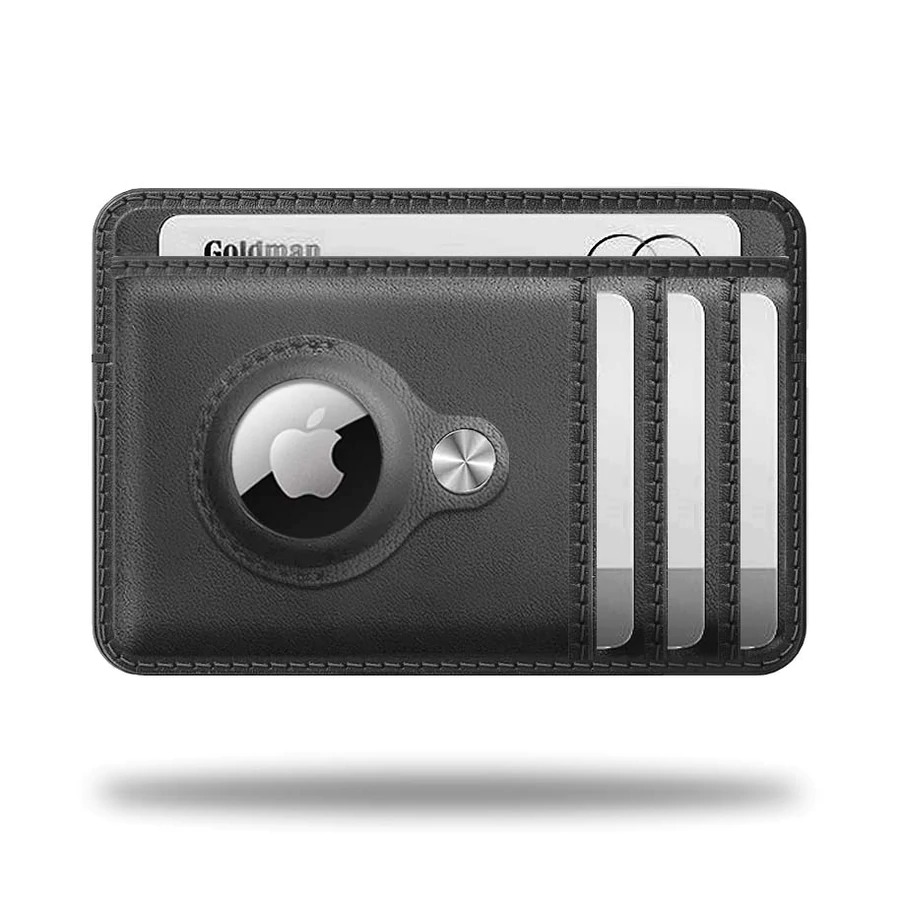 AirTag Trackable Premium Leather Wallet RFID Blocking | 12 Cards